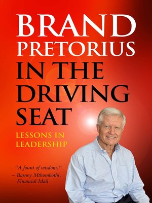 cover image of Brand Pretorius--In the Driving Seat